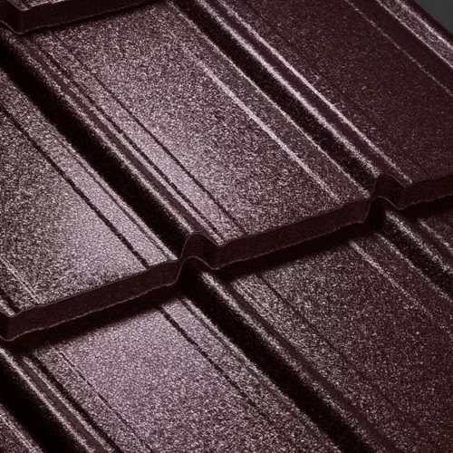 Płaska Blachodachówka Modułowa Brązowy Ceglasty Grafitowy Czerwony Wiśniowy — claro modular