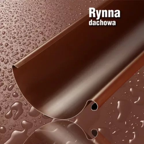 KASKADA 125mm grafit brąz czerwień czarny srebrny ceglasty — rynna metalowa