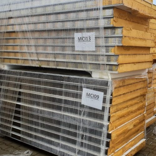 Używana 100 mm poliuretan PIR 10 cm ścienna 2 gatunek — płyta warstwowa