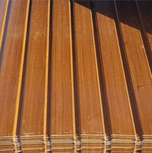 Drewnopodobna - podbitka podsufitówka 2 gatunek Premium — blacha trapezowa