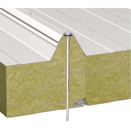 Dachowa z rdzeniem z wełny mineralnej 100mm LIGHT — płyta warstwowa